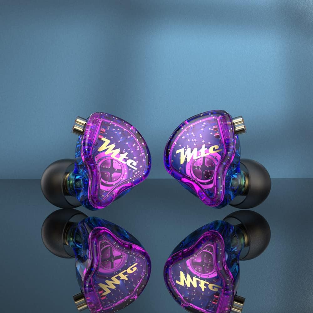 TRN MTE 10mm Dynamic Driver Earbuds,TRN In Ear Headphones HiFi Stereo Sound Earphones with Detachable 2Pin Cable for Musician Drumme