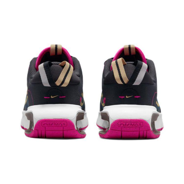 Nike Air Max Intrlk Comfortable Fabric Low-Top Kids Running Shoes Kids running shoes Black Purple Red DJ0011-001