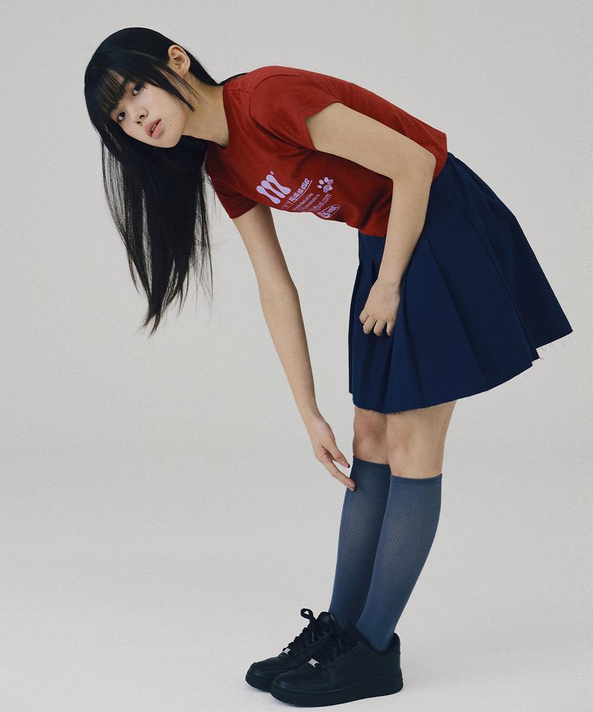 Isjabaibeu Itz Official Logo Crop T Shirt - Red