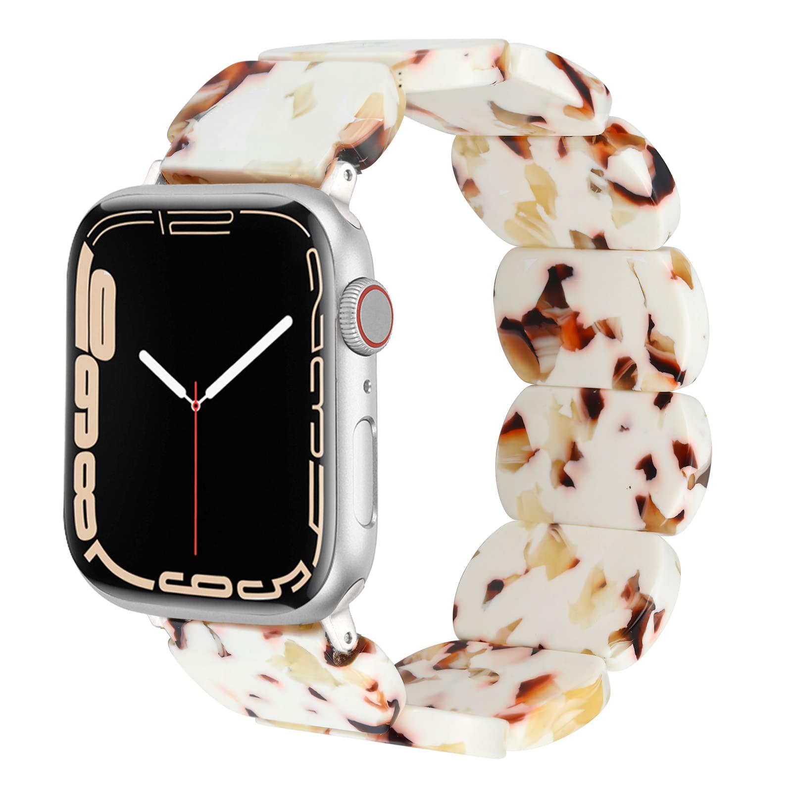 

Смоляний ремінець для ремінця Apple Watch Ultra 49 мм 45 мм 44 мм 42 мм 41 мм 40 мм 38 мм Жіноча чоловіча модна петля iWatch Series 8 7 6 SE 5 4 3 2 38 40 41mm&S