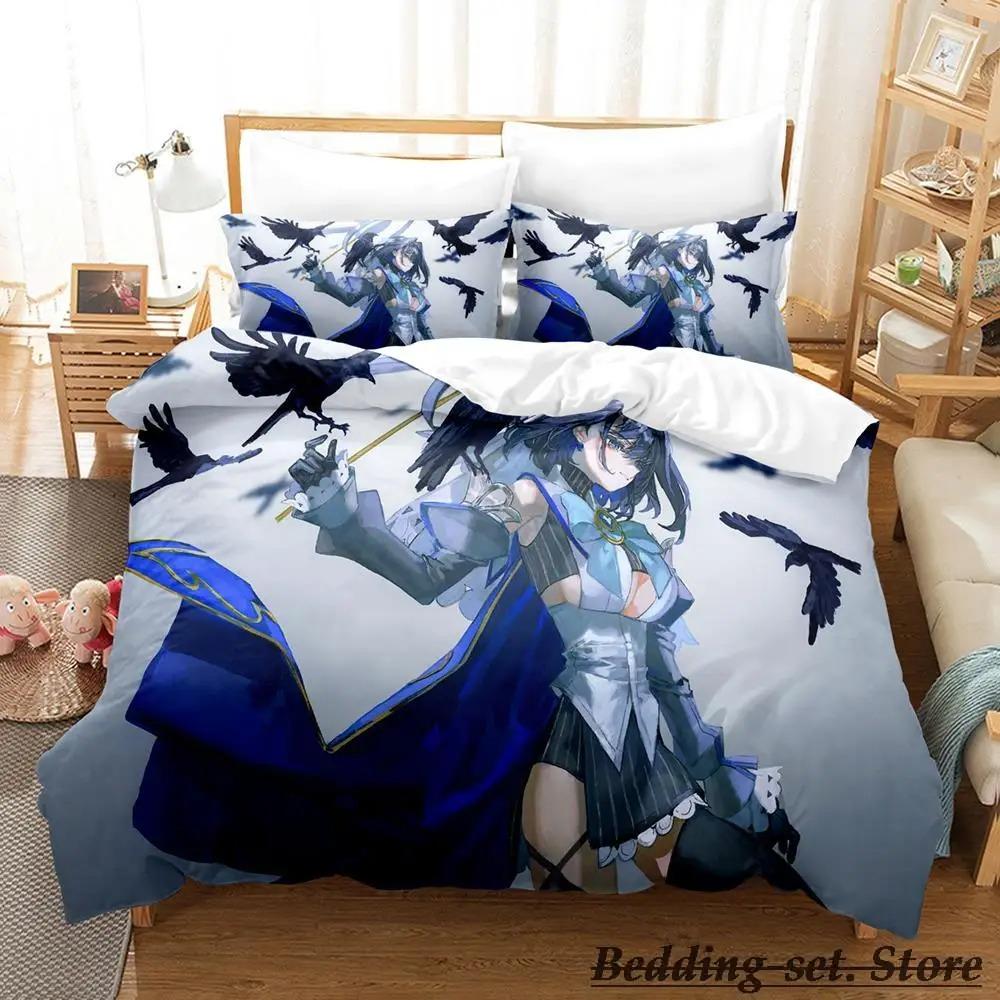 Ložní souprava Ouro Kronii Jednolůžková postel s manželskou postelí velikosti Queen s manželskou postelí velikosti King Souprava přikrývek do ložnice pro dospělé a děti Soupravy přikrývek Anime parure de lit Postel