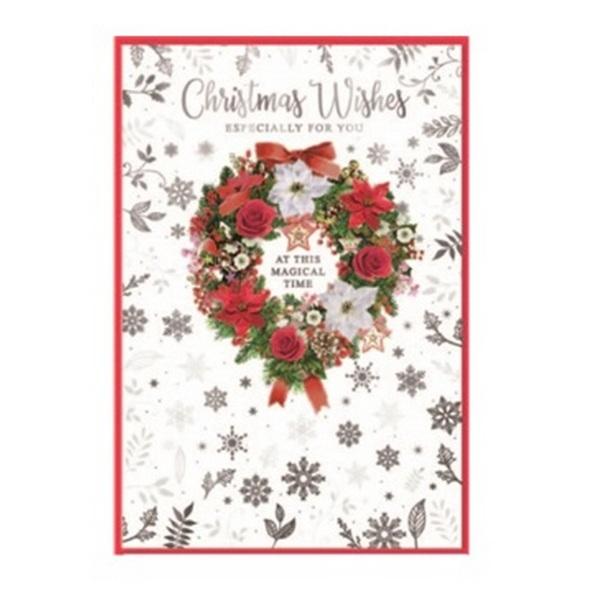 Simon Elvin At This Magical Time Christmas Greetings Card (Pack of 6)