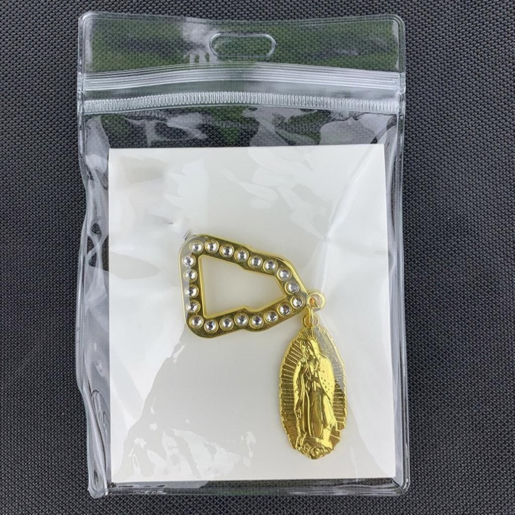 Novelty Alloy Symbol Hat Chain Brooch Eye Catching Hat Chain Badge Adornment Stylish Sacred Headwear for Fashionasts