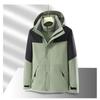 Veste d'extérieur pour couple, deux pièces détachables, automne et hiver, veste trois-en-un coupe-vent et imperméable