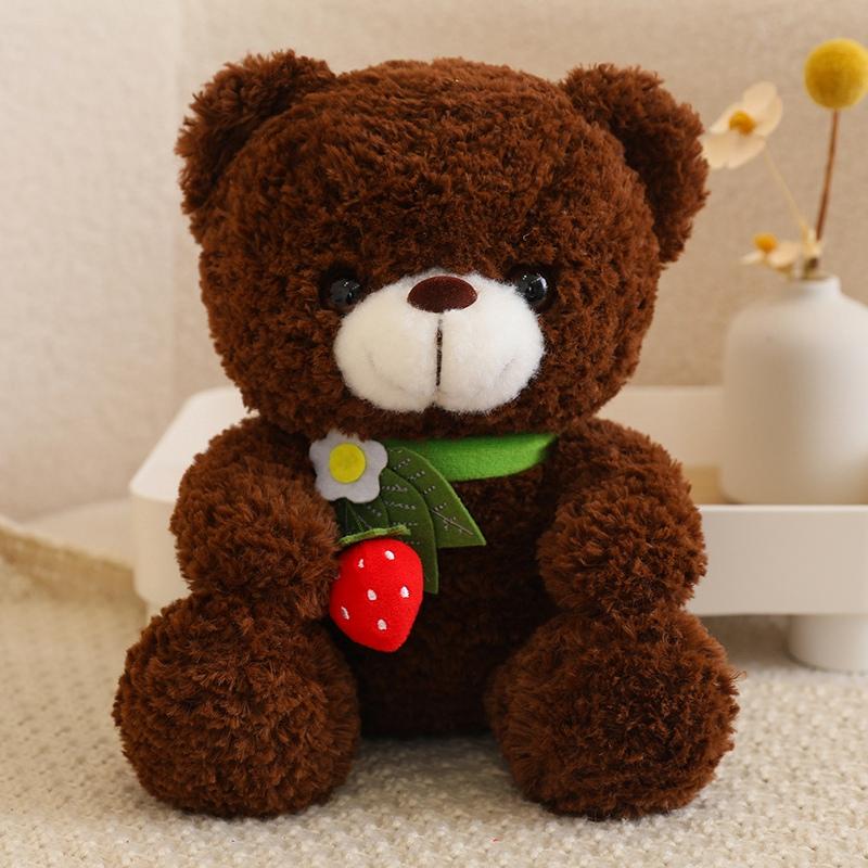 25cm Kawaii Small Teddy Bear Plush Toy Soft Stuffed Animal Plush Bear Toys Birthday Gift for Girls Kids Girls Boys Home Decor