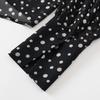 Women's Polka Dot Long Sleeve Shirt