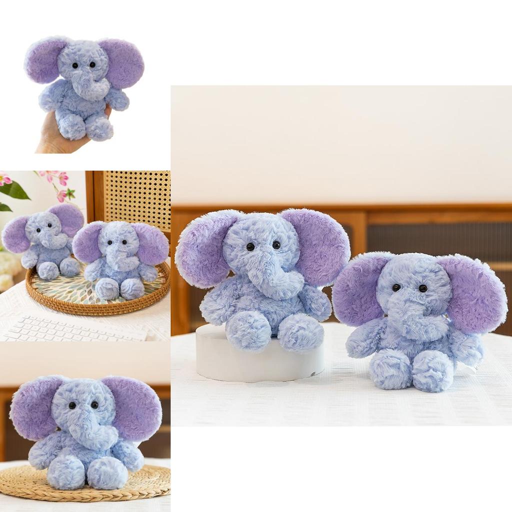 Plush Elephant Handheld Toy With Keychain For Collectors And Gifting