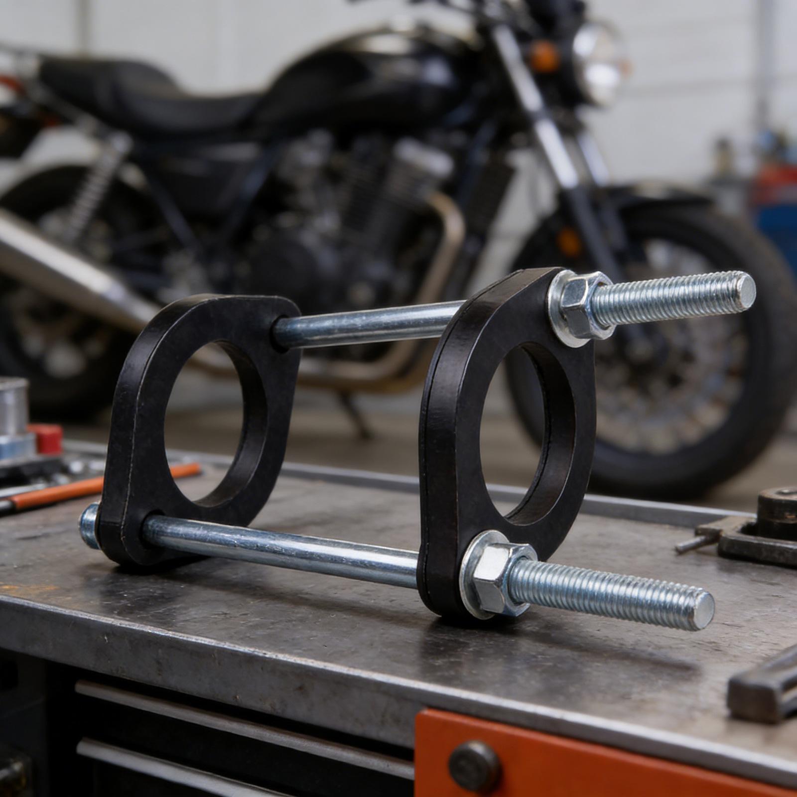 

Universal Motorcycle Rear Shock Spring Compressor Kit for Various Models Shock Spring Compression Tool 1