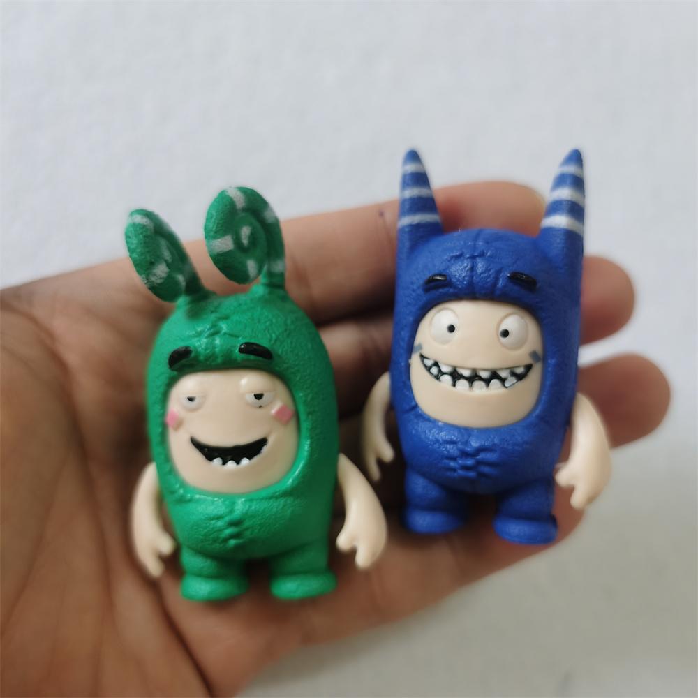 7Pcs/Set Anime Cartoon Oddbods Cute Toys Dolls Pvc Figures