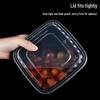 Deshangyuan Disposable Square Takeaway Lunch Boxes with Lids