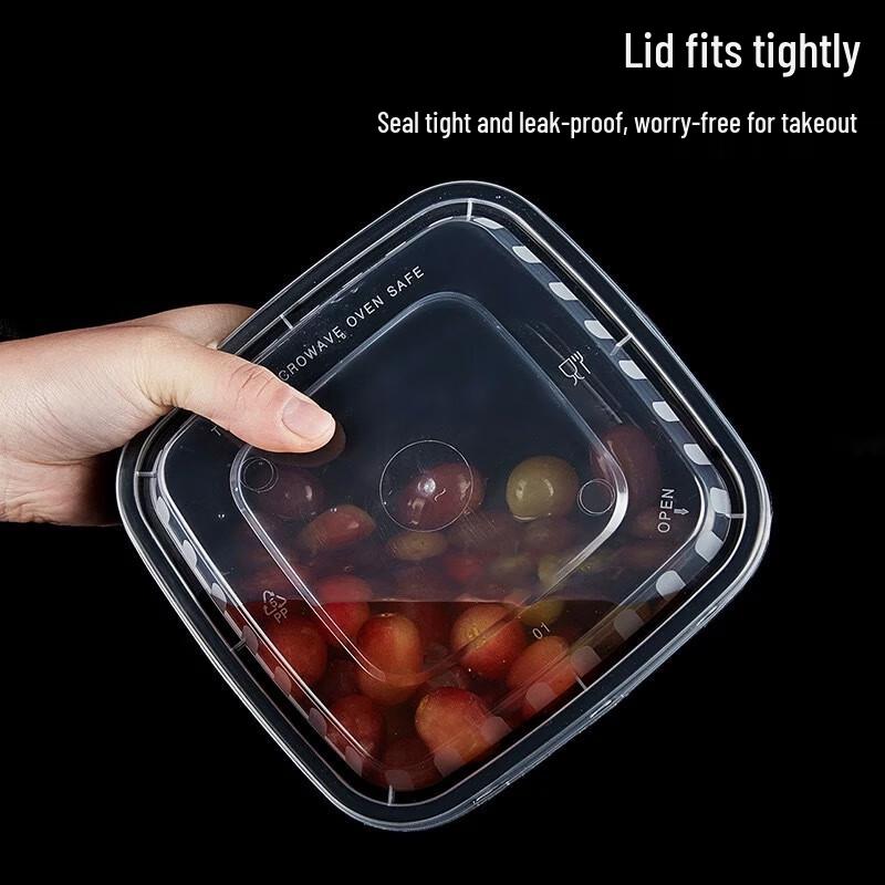 Deshangyuan Einweg-Quadratische Takeaway-Lunchboxen mit Deckeln