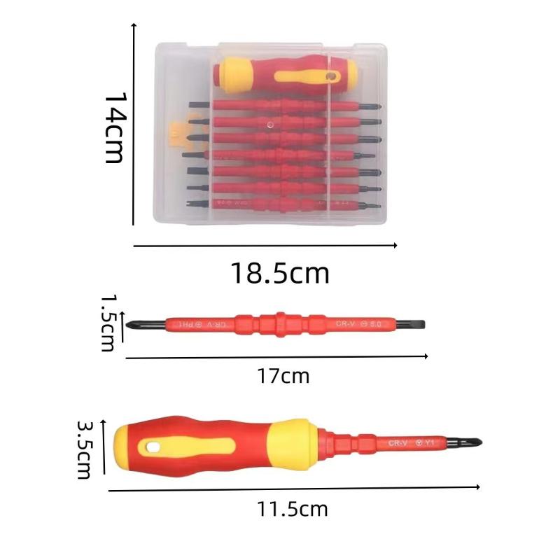 Hot Sale 5/7 In 1 Screwdriver Set Repair Tool Kit Isolated Tool With Magnetized Bits-Neverdie Store