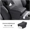 Zunjie S800 Armrest Box Pad with Tissue Box, Cup Holder, and Storage Bag for Car Interior Accessories.