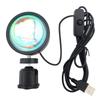 16 Color RGB Projection Lamp Sunset Light with Stand & Remote 360 Degrees Rotating Atmosphere Decor