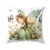 1Pc Green Elf Pillow Cover For Home Living Room Bedroom Sofa Office Decorative Pillowcase Soft Throw Pillows 45X45Cm