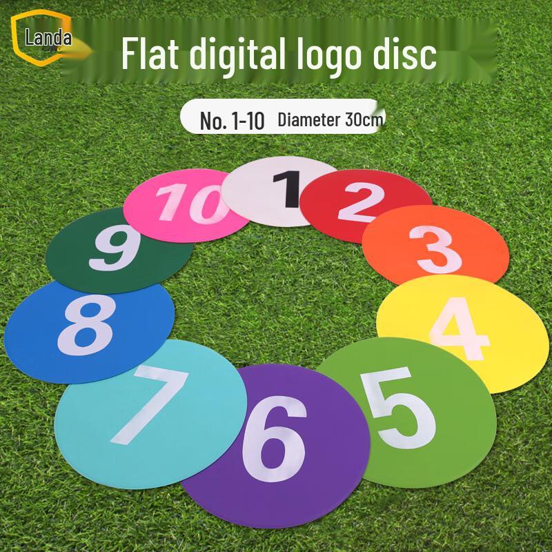 Landa Numbered Football Training Marker Discs