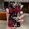 For Realme C67 4G RMX3890 Case C55 RMX3710 Casing Fashion Flower Clear Soft TPU Cover For Realme C67 C 67 C 55 RealmeC67 Bumper
