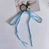 Korean Style Cute Ribbon Bow Elastic Hair Band for Girls Women Hair Rope Ties Headband Ponytail Holder Scrunchies Hair Accessory