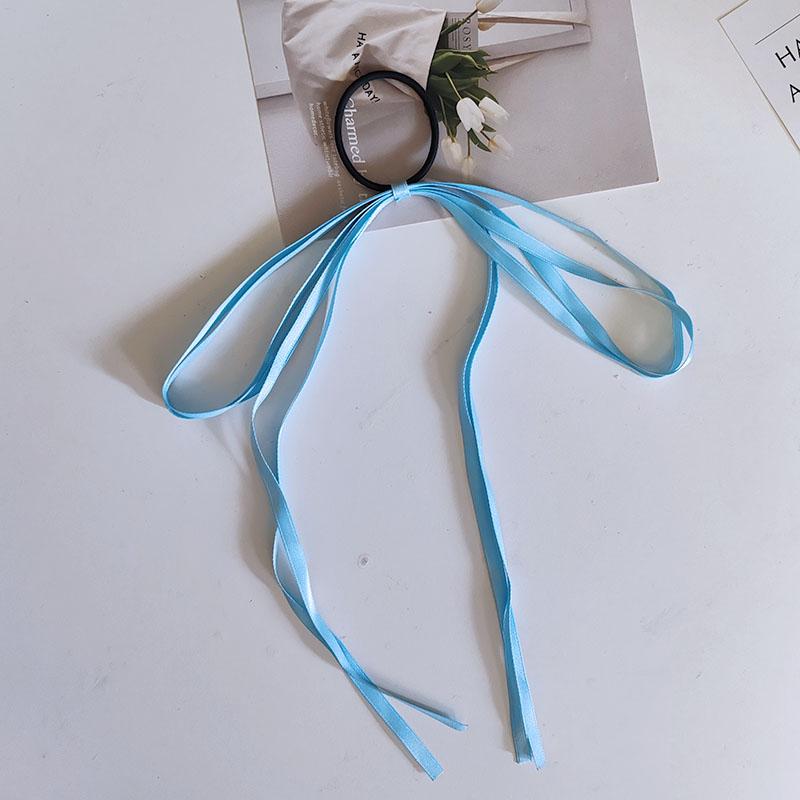 Korean Style Cute Ribbon Bow Elastic Hair Band for Girls Women Hair Rope Ties Headband Ponytail Holder Scrunchies Hair Accessory