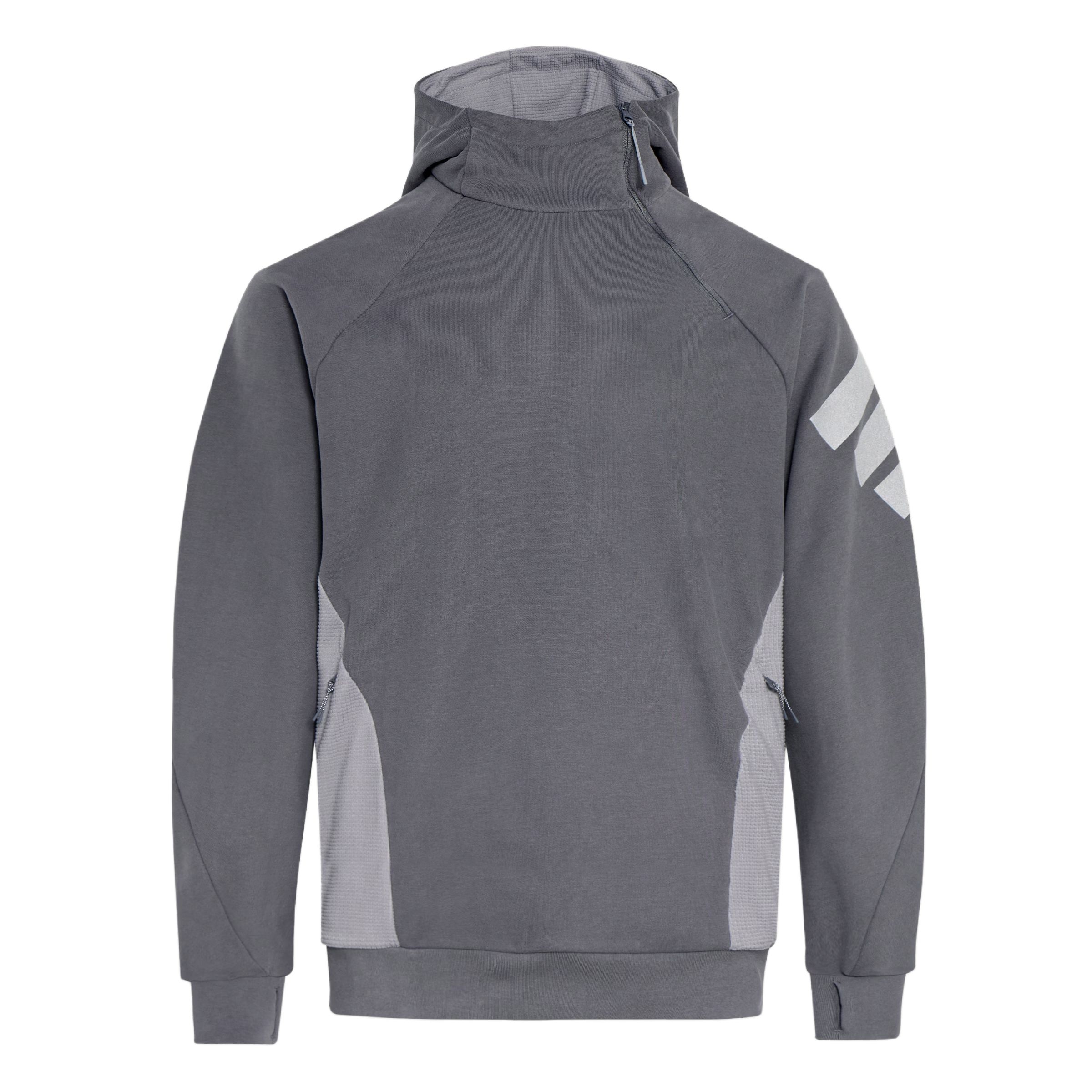 Adidas FOS FW25 Свитшот с капюшоном свободного кроя в стиле будущего Мужские свитшоты KH3018 M