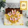3D Pop Up Greeting Card with Floral Hummingbird Butterfly Popup Card Blank Note Birthday Mother's Day Anniversary All Occasions