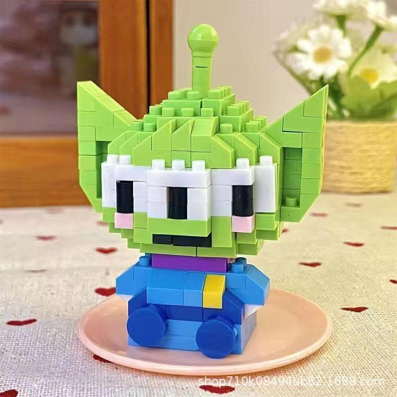 Small Particle Building Blocks - Educational Puzzle Figures & Ornaments for Kids' Birthday Gifts