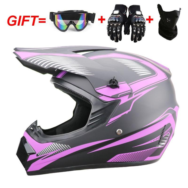 Full Face Motorcycle Helmet Off-Road ATV Dirt Bike Downhill Mountain Karting Adult Unisex ABS Safety Gear