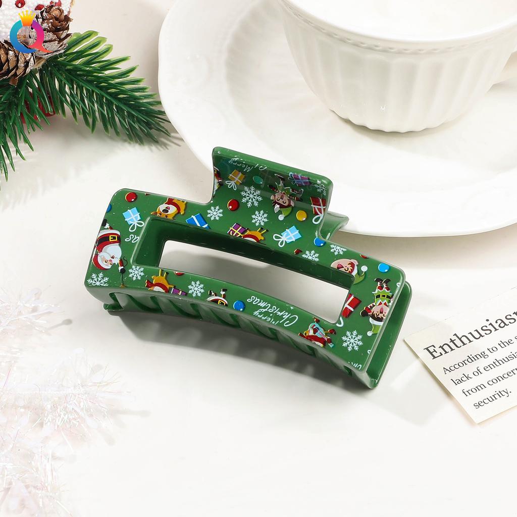 Weihnachts Haarnadel Dame Niedlich Süßer Druck Haarnadel Greifklemme Haarklammer Haaraccessoires