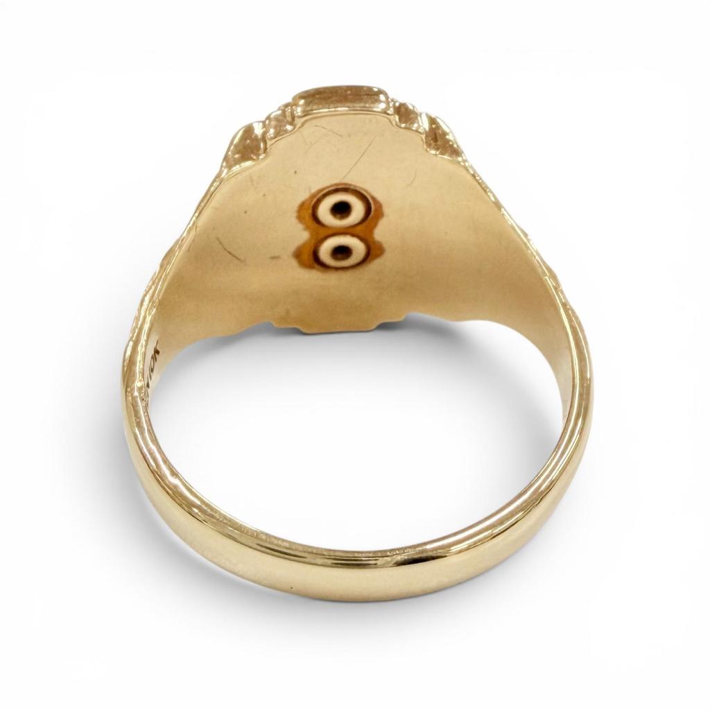 Great JOSTEN Ring ring college Yellow Gold 10K Women Used