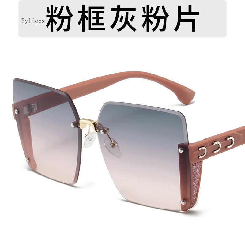Vintage Rimless Sunglasses  Women Gradient Sunglasses Summer Shades Fashion UV400 Frameless Sun Glasses Ladies Eyeglasses