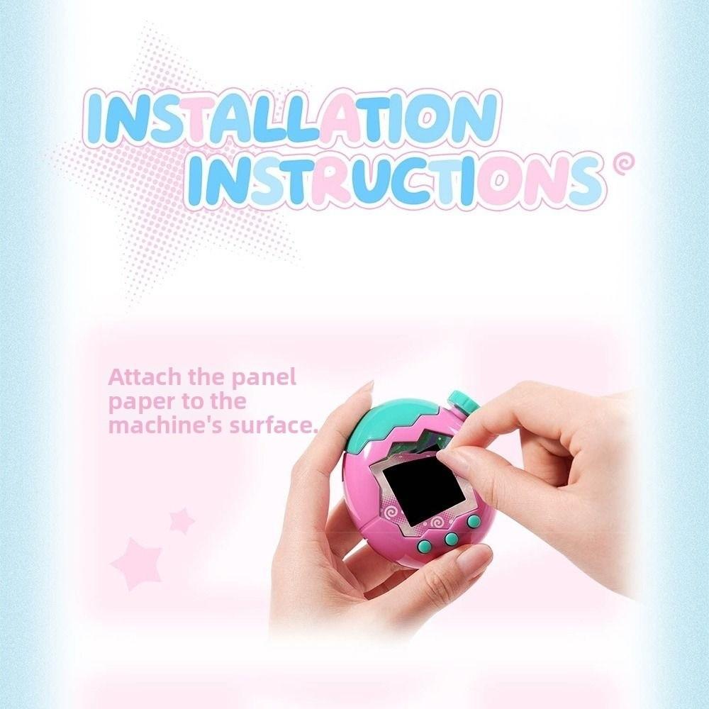 With a Knob Cover Protective Shell for Tamagotchi Paradise Electronic Pets Game Toys