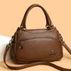 Women's Bag Middle-Aged Mother Bag Pu Shoulder Messenger Bag Handbag