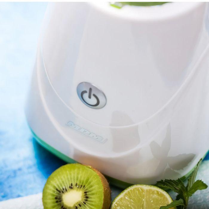 Smoothie Blender, Personal Blender with 2 X 600 Ml Bottles, BPA-free MPM MBL-20 250W White/Green
