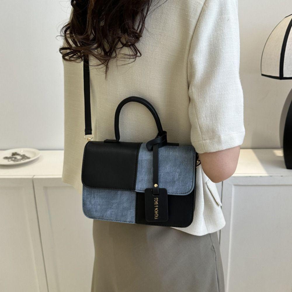 

Прямоугольная ретро-сумка через плечо из искусственной кожи, роскошная сумка через плечо, модная квадратная сумка-тоут, повседневная