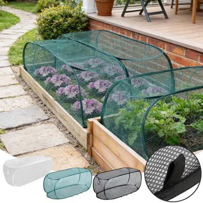 Foldable Plant Protection Dome Garden Pest Control Netting Cage Anti Bird Rabbit Insect Mesh Cover Vegetable Balcony Protector