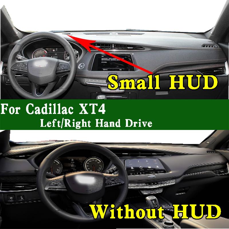 For Cadillac XT4 2018- Dashmat Dashboard Cover Trument Panel Sunscreen Ulation Pad Anti-Dirt Proof Ornaments