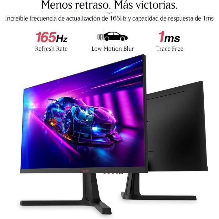 Écran PC Gamer - KOORUI - 24 Pouces - FHD 1920x1080 - 165Hz - 1ms MPRT