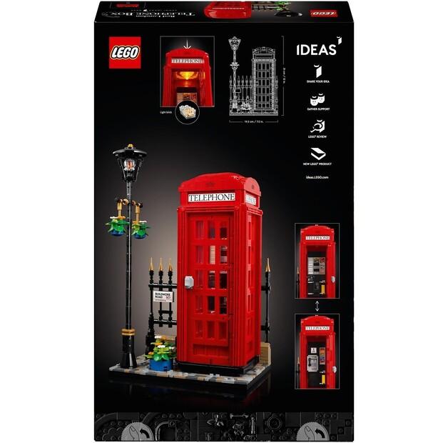 LEGO Ideas 21347 Red London Telephone Box