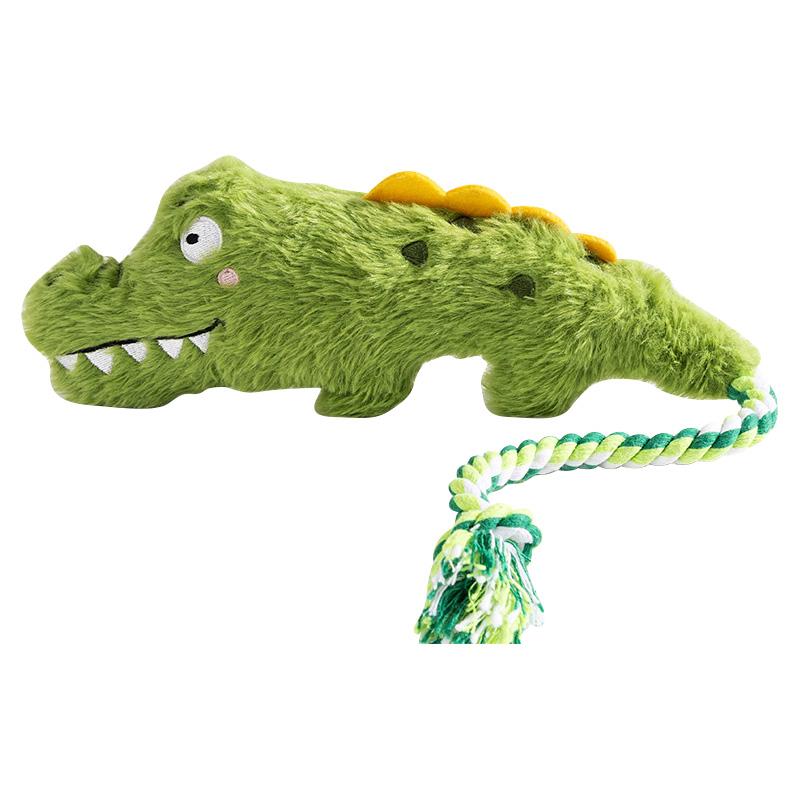 

Пищащие плюшевые игрушки-животные, жевательные игрушки для собак, игрушки для питомцев со шуршащим звуком, снятие скуки, умственная стимуляция, прорезывание зубов у щенков, снятие тревоги, безопасные игрушки для питомцев Crocodile