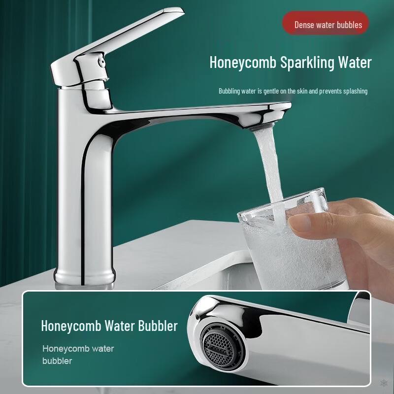 TLXT Gunmetal Gray Bathroom Basin Faucet