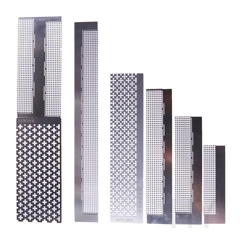 Stainless Steel Anti-Stick Diamond Painting Grid & Dotting Ruler Tool