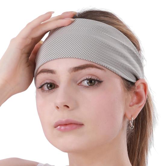 Sportshårbånd for menn kvinner Sklisikkert Fukttransporterende Elastisk Atletisk Svettebånd for Sport Løping Yoga Trening Fitness