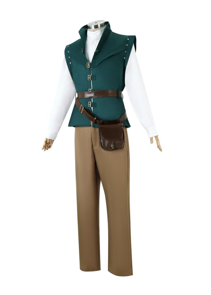 [SCLYX] Tangled Flynn Rider Cosplay Costume, Adult, Cool Halloween Costume, Halloween Costume, Event Costume, Comic-Con Costume #23091 (Adult, XL)