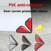 Car Door Corner Anti-collision Stickers Carbon Fiber Reflective Door Strips Door Anti-collision Corner Protector Guards Edg K5X5