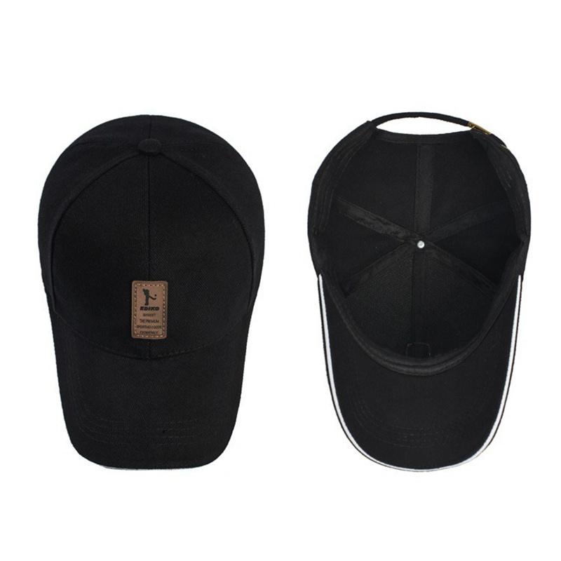 Fashion Leather Label Baseball Cap for Men and Women Breathable Leisure Sports Caps Outdoor Sun Hat Spring Summer Sunscreens Hat