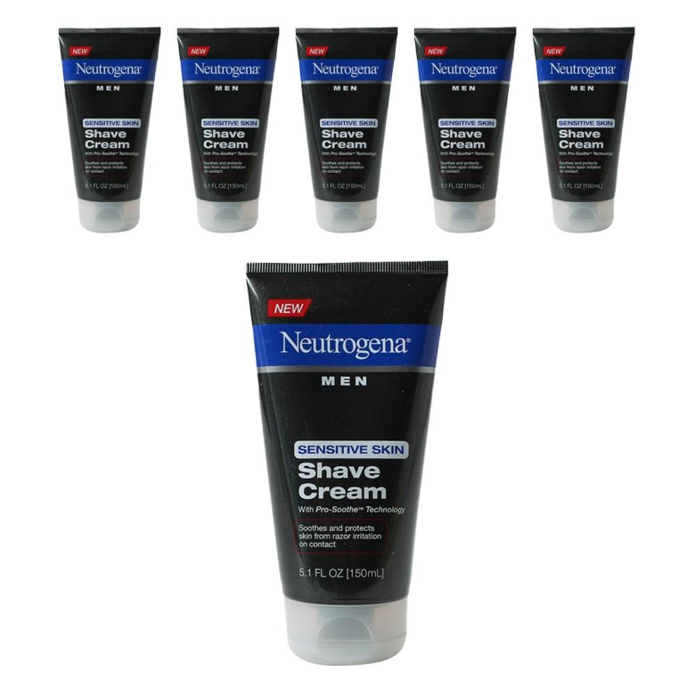

Neutrogena Sensitive Skin Shaving Cream for Men, 150ml, 6 packs