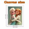 Disney Pearl Painting Elsa and Anna DIY Pearl Painting Gem Art Pearl Dot Painting Picture Crafts Adult Beginner Gifts Home Decor