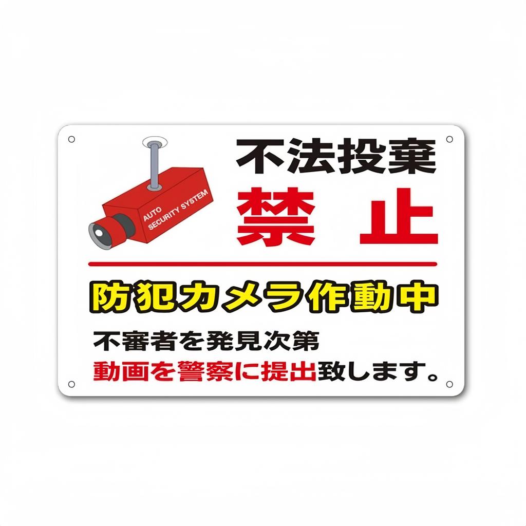 Japanese  Metal Warning Sign No Entry No Passage No Garbage Wall Decoration Sign Road Park Grassland Public Places