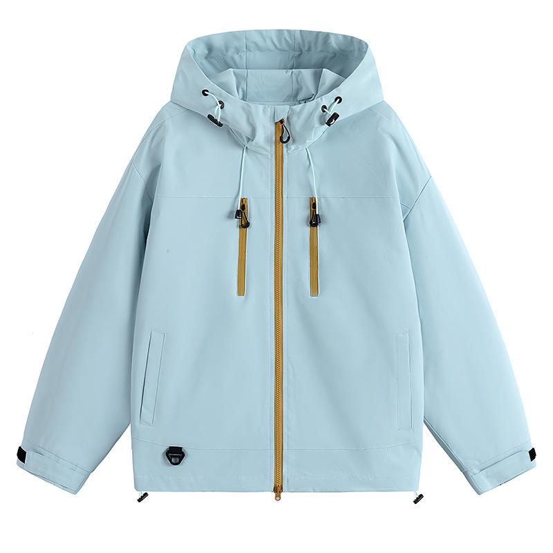 

Men s Two-Way Wearable Spring Outdoor Sports Jacket - Solid Color Fashion Youth Casual XL