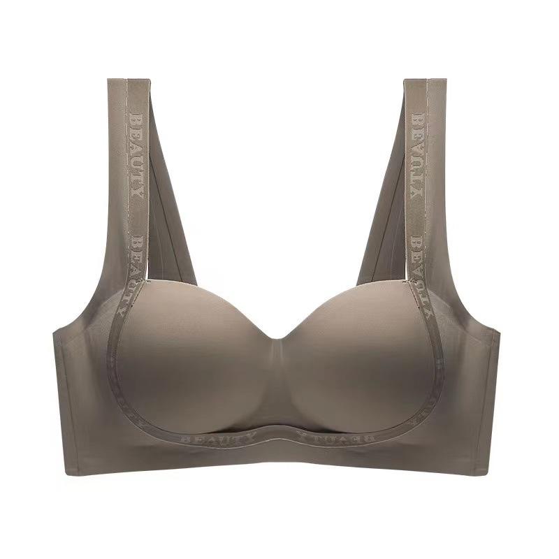 Thin Seamless Underwear Women's Small Breasts Gather and Show Large, No Steel Ring, Support, Comfortable and Breathable, Close the Breast Bra Cover